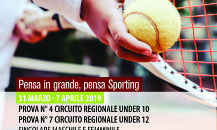 Tennis – Torneo Under 10 – Under 12 M/F – 31 marzo – 7 aprile 2019