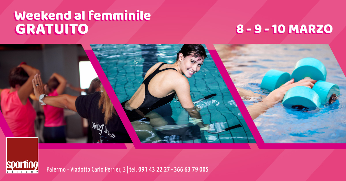 Weekend al femminile: attività gratuite allo Sporting