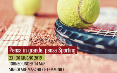 Tennis – Torneo Under 14 Sporting Village M/F – 23-30 giugno 2019