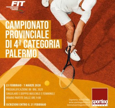 TORNEO BNL IV Categoria – Campionato provinciale SM/SF/DM/DF